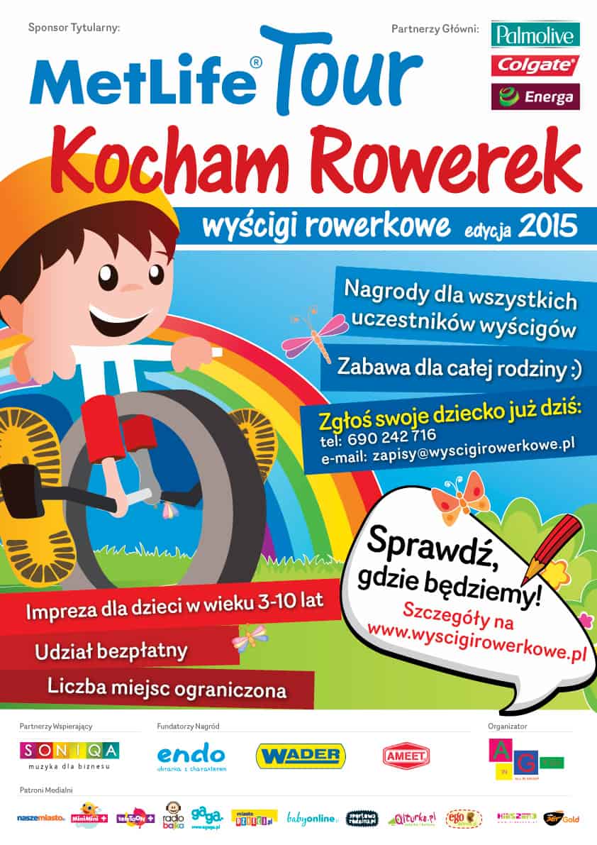 Wader kibicuje maluchom w szóstej edycji wyścigów rowerkowych 2015