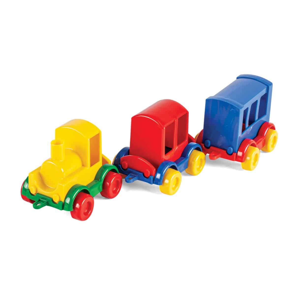 Spielzeug WADER 51791 Kid Cars Zug mit 6,3 m Spielstraße 